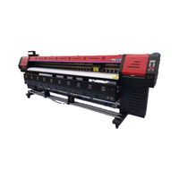3,2m Inkjet-Drucker mit 2 EPSON XP600 Druckköpfen Sunyung-Platine Verwendet Eco-Solvent-Tinte oder Wasserbasierte Tinte für Fabriken