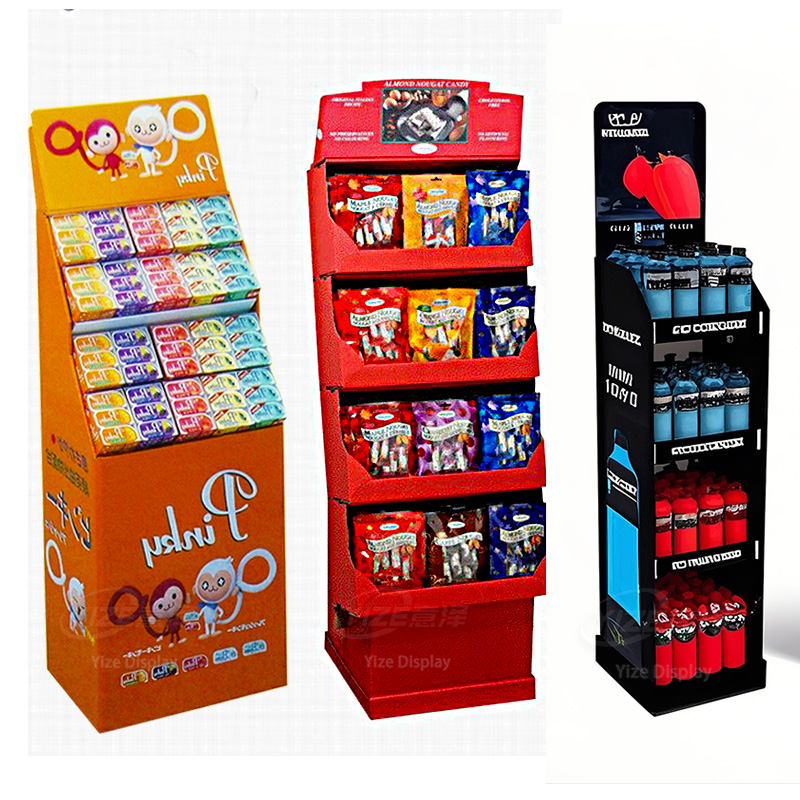 supermarket snack display stand
