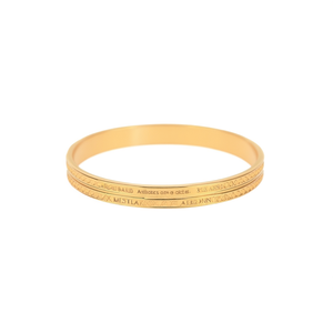 Fashion <b>Bangle</b> 316L Stainless Steel PVD Gold Plating Sustainable Resistant Jewelry for Women and <b>Men</b> - Product Image 2