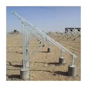 Portable Solar Mounting System With Power Stations And Solar Tracket Solar Panel Bracket System For Outdoor Use