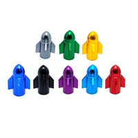 Capuchon de valve Schrader en alliage d'aluminium Hengtu, style aéronautique, 26*12mm, fileté universel, personnalisable, directement de la source