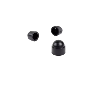 Elekh M8 Bouchon d'écrou en plastique Capuchon à vis 1000 Pcs Noir Boulon <span class=keywords><strong>Ecrou</strong></span> Protection Couvercle <span class=keywords><strong>Hexagonal</strong></span> pour Voitures Capuchon Dome Avec Filetage M3 - Product Image 1