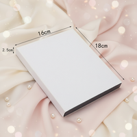 Boîte cadeau rigide noire, emballage haut de gamme pour cadeau de luxe, robuste, finition lisse, personnalisable, légère, portable