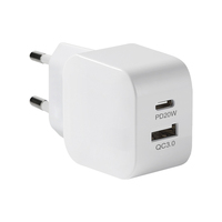 PD 18W Cargador USB Pared Tamaño mini Rápido Reino Unido EE. UU. UE Enchufe QC Todos los compatibles Adaptador de viaje universal para iPhone