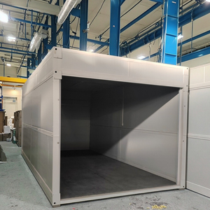 Maisons modulaires pliables et extensibles les plus vendues pour bureaux et rangements de garage avec structure en acier, installation rapide - Product Image 5