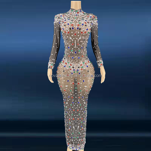 Zanzenovance — robe De Bal à paillettes pour femmes, Sexy, en strass, scintillante, <span class=keywords><strong>tenue</strong></span> De fête, De Bal, Y2471, modèle <span class=keywords><strong>2022</strong></span> - Product Image 1