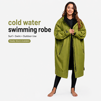 Robe de bain imperméable pour l'extérieur, robe de change pour la natation en eau froide, fabricant de ponchos de surf OEM