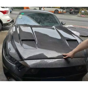 2014-2017 Car Modification Upgrade Overseas Edition Body Kit Front Rear Bumper Lip <b>Engine</b> <b>Hood</b> Suitable for Ford Mustang - Product Image 5