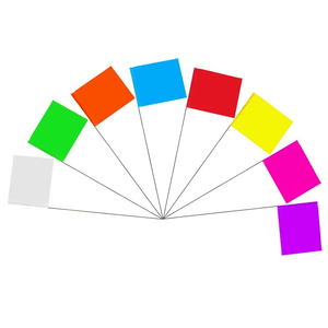 <span class=keywords><strong>Drapeau</strong></span> de signalisation réfléchissant imperméable <span class=keywords><strong>jaune</strong></span> fluorescent rose haute visibilité pour la promotion en plein air, la publicité, les événements - Product Image 4