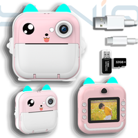 Yuniq 2025 Appareil photo instantané portable en gros avec impression CMOS, double objectif, écran 2,4 pouces, fonction selfie, appareil photo d'impression pour enfants Q5
