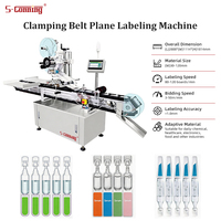 Machine d'étiquetage personnalisable à bande de serrage avec tête d'étiquetage servo pour bandes BFS, précision d'étiquetage de ±1,0 mm
