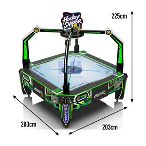 Table de Hockey Aérien Électronique Interactif Baihui Animation de Luxe pour 4 Joueurs, Machine de Jeu d'Arcade Sportive à Monnayeur pour Enfants et Adultes - Product Image 3