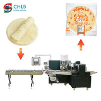 Machine d'emballage automatique pour pain arabe, machine d'emballage pour tortillas, machine d'emballage pour pain pita arabe