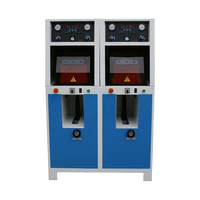 Presse semi-automatique à deux postes 220V pour la pose de semelles de chaussures, machine de pressage secondaire à double station pour baskets