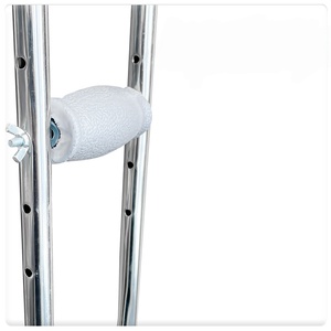 Béquille sous-bras réglable en alliage d'aluminium de qualité supérieure pour personnes âgées et handicapées, avec poignée en mousse plastique, hauteur 39, capacité 300 <span class=keywords><strong>lb</strong></span> - Product Image 3