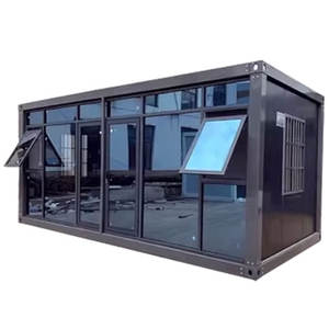 Maisons conteneurs pliables de luxe modulaires et détachables de 20 et 40 pieds à prix abordables pour camping et bureaux - Product Image 1