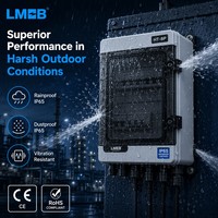 Boîte d'éclairage étanche à circuit HT-8P IP65 Distribution antipoussière boîte de câblage de pile de charge équipement d'alimentation