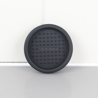 Tapis de pressage à café rond en silicone antidérapant, résistant à la chaleur, imperméable, facile à nettoyer, durable, pour verre