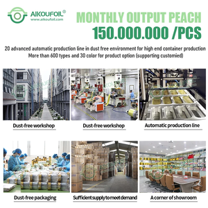 Populaire producten <span class=keywords><strong>2026</strong></span> Wegwerp voedselcontainers groothandel aluminiumfolie afhaallocaties voor catering - Product Image 6