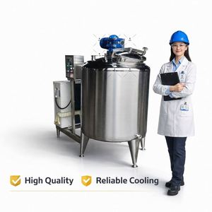 Réservoir de stockage vertical/horizontal en acier inoxydable pour lait cru froid, refroidisseur de lait, cuve de cuisson du lait - Product Image 2