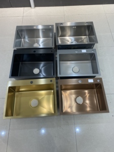 <span class=keywords><strong>Fregadero</strong></span> de acero inoxidable 6045, <span class=keywords><strong>fregadero</strong></span> de cocina para lavar platos, diseño moderno y personalizado - Product Image 3