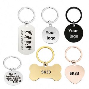 Porte-clés en métal souvenir créatif, invitation de mariage personnalisée, idée cadeau souvenir, logo personnalisé, porte-clés en acier inoxydable - Product Image 3