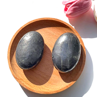 Pierres de guérison en cristal Jingfa en gros, pierres de paume naturelles polies en améthyste, calcite et quartz pour le Reiki