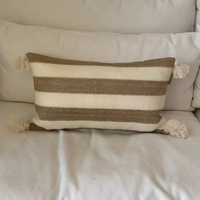 MISSLAPIN décoratif coton lin tissé suspendu oreiller chanvre jeter taie d'oreiller salon luxe housse de coussin oreillers