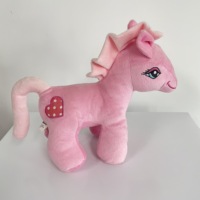 JM8841 Jouet en peluche doux et rembourré en forme de cheval