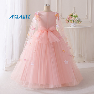 Robe de demoiselle d'honneur MQATZ, robe de princesse en tulle à fleurs, robe de bal pour enfants, robe de fête pour enfants, boutique pour enfants - Product Image 3