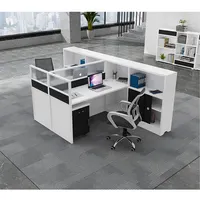 Yaratıcı Modern Lüks Iş Istasyonları Ofis Mobilyaları ofis odacığı iş istasyonu 2 kişi için