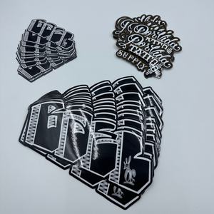 สติกเกอร์กันน้ำลายการ์ตูนน่ารัก ขนาด 65x65 มม. แห้งเร็ว ทนทานต่อการติด  ลายแก้วน้ำ แฮมเบอร์เกอร์ พายแอปเปิ้ล มะเขือเทศ ส้ม ผัก  สั่งซื้อขั้นต่ำน้อย - Product Image 6