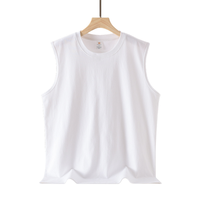 Débardeur ample vintage pour homme en coton 100% respirant avec trous, idéal pour la musculation, la gym et le sport