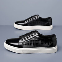 Nouvelles Chaussures de Marche Tendance 2026 OEM en Cuir PU à Semelle Épaisse, Résistantes à l'Usure, à Bout Rond, pour l'Été, à Lacets, Style Sportif et Professionnel