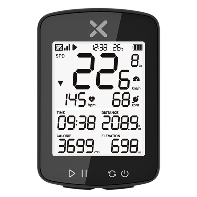 Factory Price XOSS Cycling Computer GPS Cycle Computer Bicycle Speed Meter Wireless Heart Rate Monitor Armband G2 Computer