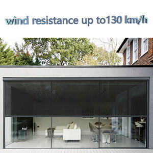 Stores roulants d'extérieur, led pare-vent, en PVC Polyester, fermeture éclair, <span class=keywords><strong>Guide</strong></span> latéral, offre spéciale - Product Image 5