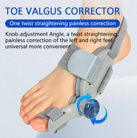 Correcteur d'hallux valgus à bouton réglable pour soulager l'hallux valgus
