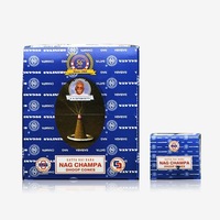 SATYA Sai Baba Inde Népal Encens d'aromathérapie artisanal Nagchampa Bois Végétal Purifiant l'air Aromatique Boîte à brûler