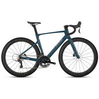 Vélo de route en carbone haute performance TWITTER R18-RS avec passage des câbles entièrement interne, 24 vitesses, roues 700C, freins à disque hydrauliques, course