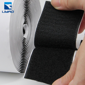 شريط لاصق نايلون مزدوج الجوانب بالجملة 38 مم * 25 متر، شريط خطاف وحلقة لتصنيع الملابس والحقائب/الأحذية بنمط نقطي - Product Image 3