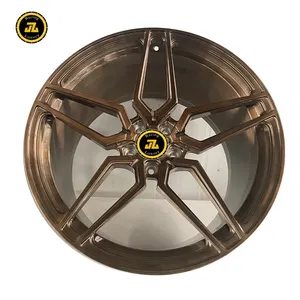 JZ custom finish gold/silver forged wheels 19 20 21 22 inch 5x112 5x120 wheels