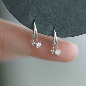 Orecchini a Perno Geometrici per Donne, Orecchini Pendenti in Stile Minimalista Giapponese - Product Image 1
