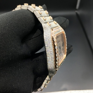 Reloj Mecánico de Alta Gama con Moissanita de Grado D VVS1, Caja de Acero Inoxidable, Esfera Esqueleto, Caja de Regalo de Lujo, Garantía de 2 Años - Product Image 4