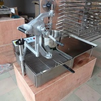 Commerciële donutbal-depositor en -maker, hoogwaardige mochi donut friteuse voor bakkerijen
