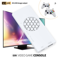 Nouvelle console de jeux vidéo G99 PS2 avec carte mémoire 128G/256G, 20000 jeux, manette à double joystick analogique, prise en charge de 35 émulateurs