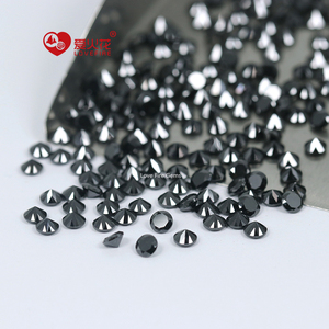 0.8-2.9mm Melee Size Vvs <strong>Moissanite</strong> <strong>Diamond</strong> Stone Round Cut <strong>Synthetic</strong> Loose <strong>Black</strong> <strong>Moissanite</strong> - Product Image 2