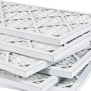 Individueller austauschbarer Wechselstorm-Ofen-Luftfilter wiederverwendbarer ABS-Kunststoffrahmen Papierramm Merv 13 20 × 25 × 1 Luftfilter