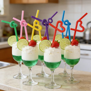 หลอดอาหาร PP แบบใช้แล้วทิ้งสำหรับชาและสมูทตี้ - Product Image 4