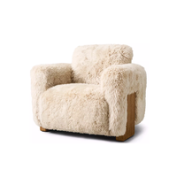 Ensemble de canapés et fauteuils de luxe contemporains pour salon, style classique, siège tonneau, pieds en chêne massif, pour villa et hôtel