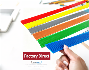 L‑Shape Aluminum <b>Stair</b> Nosing Anti‑Slip PVC Rubber Step Edge <b>Protector</b> Indoor Outdoor Staircase Anti‑Wear Safety Strip - Product Image 1